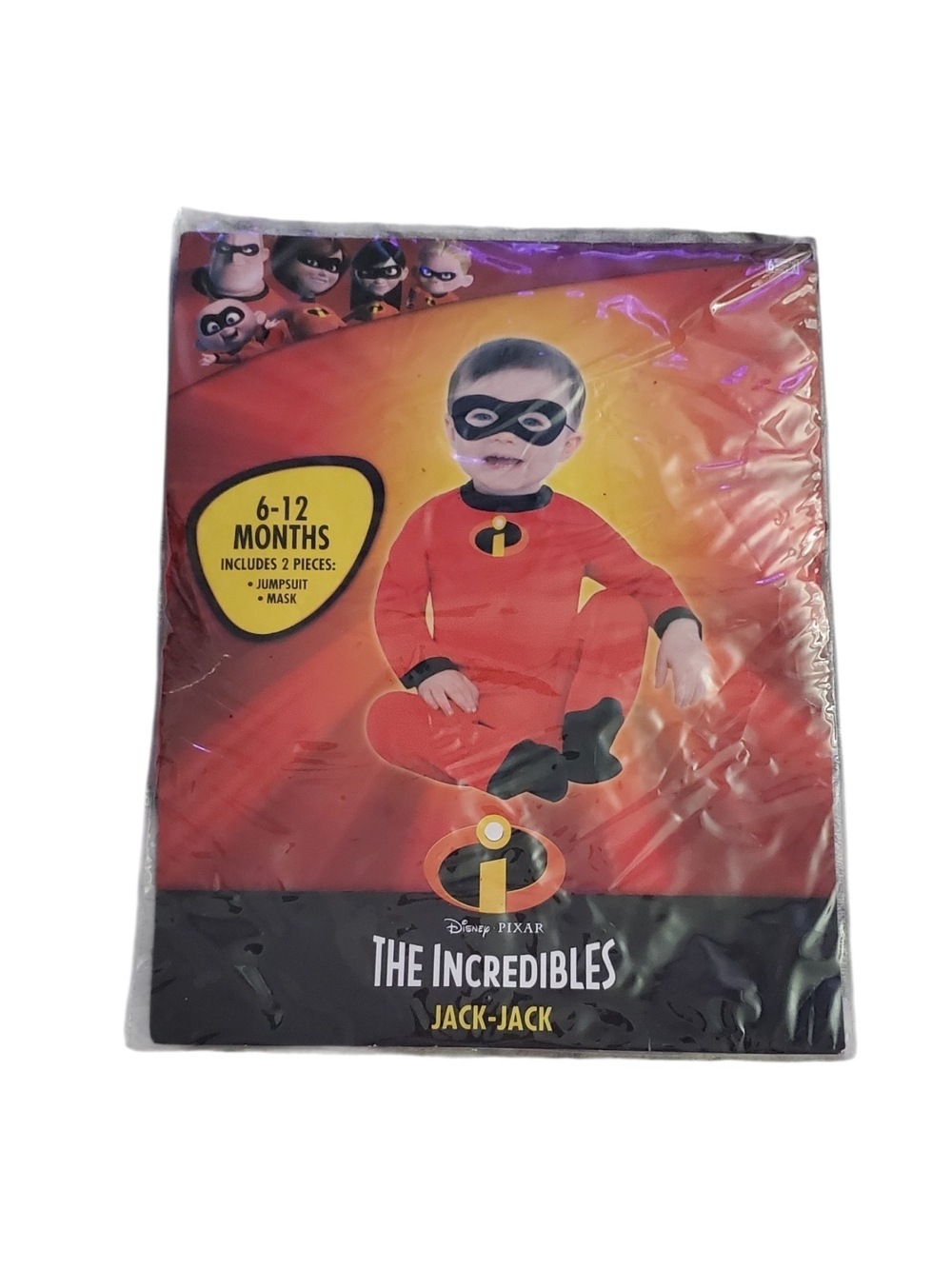 Disney Jack-Jack Red and Black Baby Jumpsuit Costume